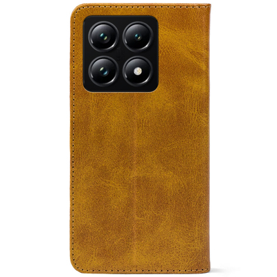Чохол-книжка Crazy Horse Clasic для Xiaomi 14T Pro Camel (Strong)