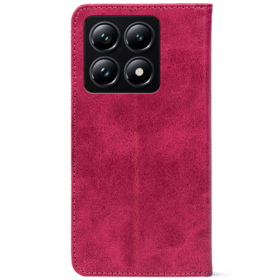 Чохол-книжка Crazy Horse Clasic для Xiaomi 14T Pro Magenta (Strong)