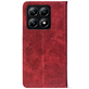Чохол-книжка Crazy Horse Clasic для Xiaomi 14T Pro Red Wine (Strong)