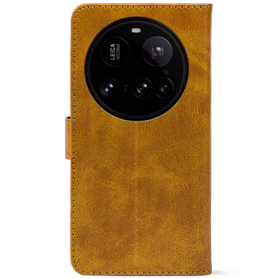 Чохол-книжка Crazy Horse Clasic для Xiaomi 15 Ultra Camel (Front)