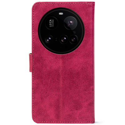 Чохол-книжка Crazy Horse Clasic для Xiaomi 15 Ultra Magenta (Front)
