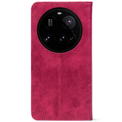 Чохол-книжка Crazy Horse Clasic для Xiaomi 15 Ultra Magenta (Strong)