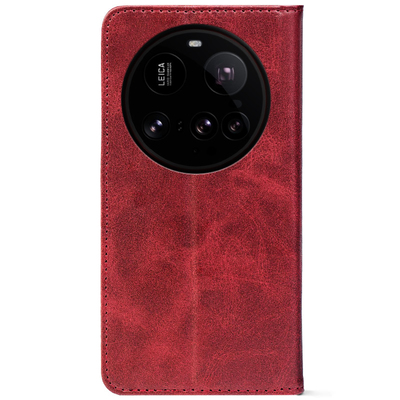 Чохол-книжка Crazy Horse Clasic для Xiaomi 15 Ultra Red Wine (Strong)