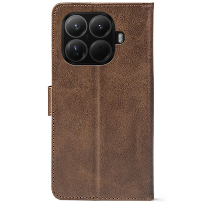 Чохол-книжка Crazy Horse Clasic для Xiaomi 15T Pro Brown (Front)