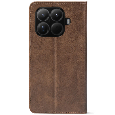 Чохол-книжка Crazy Horse Clasic для Xiaomi 15T Pro Brown (Strong)