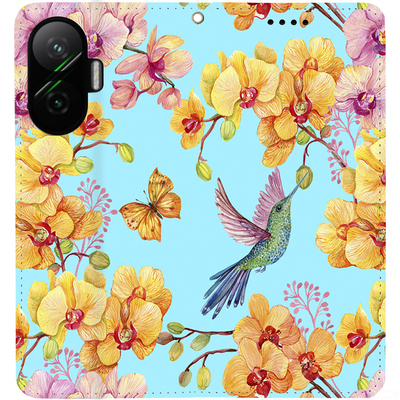 Чохол-книжка BoxFace для Poco F7 Colibri in Orchids