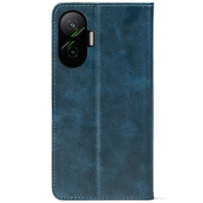 Чохол-книжка Crazy Horse Clasic для Poco F7 Dark Blue (Strong)