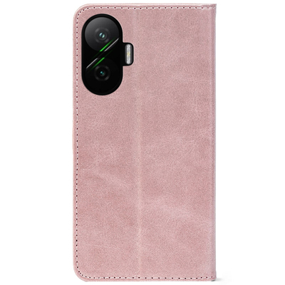 Чохол-книжка Crazy Horse Clasic для Poco F7 Rose Gold (Strong)