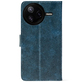 Чохол-книжка Crazy Horse Clasic для Poco F7 Pro Dark Blue (Front)
