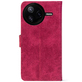 Чохол-книжка Crazy Horse Clasic для Poco F7 Pro Magenta (Front)