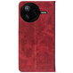 Чохол-книжка Crazy Horse Clasic для Poco F7 Pro Red Wine (Strong)