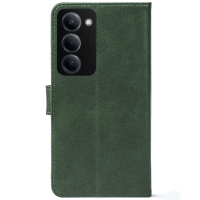 Чохол-книжка Crazy Horse Clasic для Xiaomi Redmi 15 Dark Green (Front)