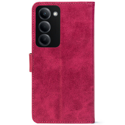 Чохол-книжка Crazy Horse Clasic для Xiaomi Redmi 15 Magenta (Front)
