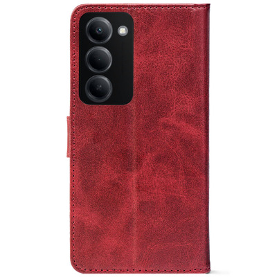 Чохол-книжка Crazy Horse Clasic для Xiaomi Redmi 15 Red Wine (Front)