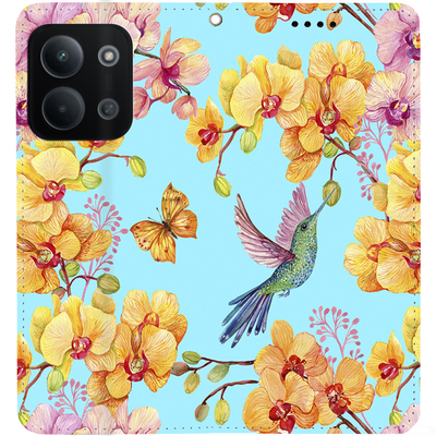 Чохол-книжка BoxFace для Xiaomi Redmi 15C Colibri in Orchids