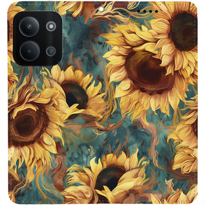 Чохол-книжка BoxFace для Xiaomi Redmi 15C Соняшники