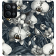 Чохол-книжка BoxFace для Xiaomi Redmi 15C Білі орхідеї