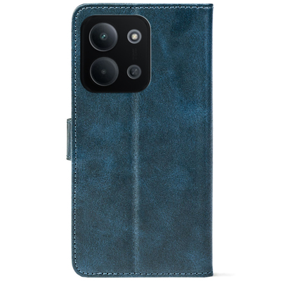 Чохол-книжка Crazy Horse Clasic для Xiaomi Redmi 15C Dark Blue (Front)