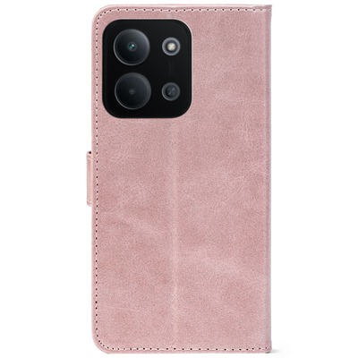 Чохол-книжка Crazy Horse Clasic для Xiaomi Redmi 15C Rose Gold (Front)
