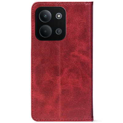 Чохол-книжка Crazy Horse Clasic для Xiaomi Redmi 15C Red Wine (Strong)