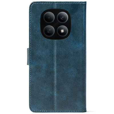 Чохол-книжка Crazy Horse Clasic для Poco M8 Dark Blue (Front)