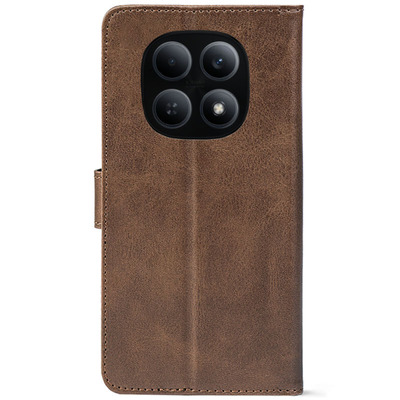 Чохол-книжка Crazy Horse Clasic для Xiaomi Redmi Note 15 5G Brown (Front)