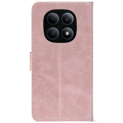 Чохол-книжка Crazy Horse Clasic для Poco M8 Rose Gold (Front)