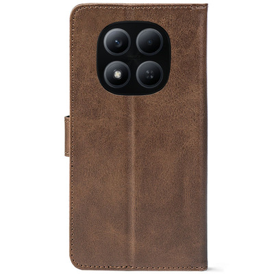 Чохол-книжка Crazy Horse Clasic для Poco M8 Pro Brown (Front)