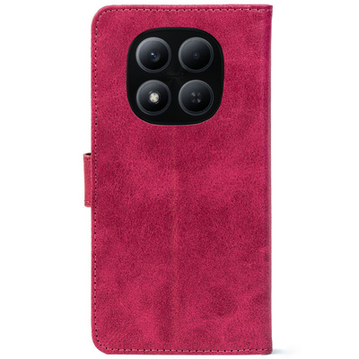 Чохол-книжка Crazy Horse Clasic для Poco M8 Pro Magenta (Front)