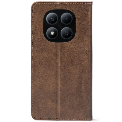Чохол-книжка Crazy Horse Clasic для Poco M8 Pro Brown (Strong)
