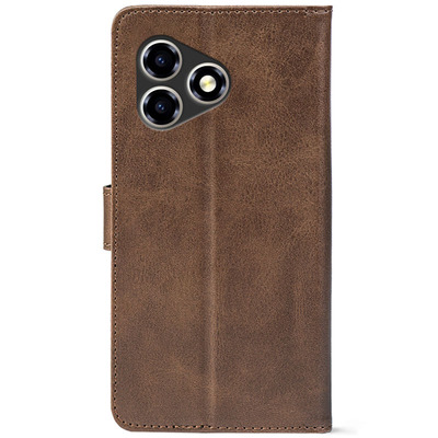 Чохол-книжка Crazy Horse Clasic для ZTE Blade A36 Brown (Front)