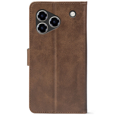 Чохол-книжка Crazy Horse Clasic для ZTE Blade A76 4G Brown (Front)