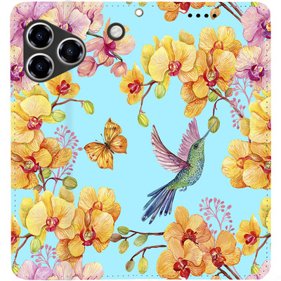 Чохол-книжка BoxFace для ZTE Blade A76 4G Colibri in Orchids