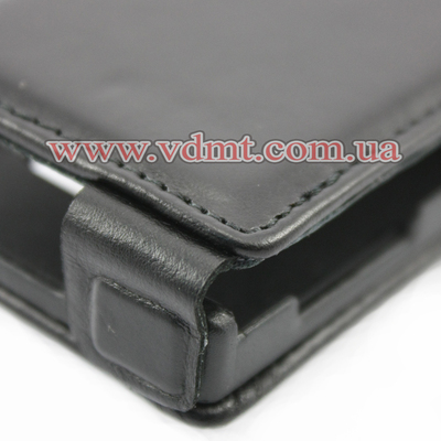 Кожаный чехол elegant style для Nokia X6 Черный