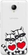 Чехол U-Print Lenovo С2 K10a40 Влюбленные еноты