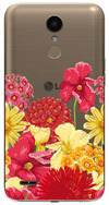 Чехол прозрачный U-Print 3D LG K10 (2017) M250 Floral Pattern