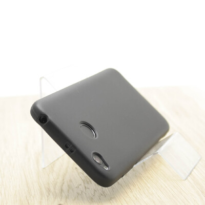Матовый силиконовый чехол Xiaomi Redmi 4x Черный