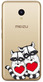 Чехол U-Print Meizu M5 Влюбленные еноты