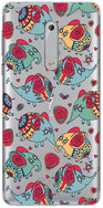 Чехол прозрачный U-Print 3D Nokia 5 Cheerful Elephants