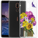 Чехол прозрачный U-Print Nokia 7 Plus My Bouquet