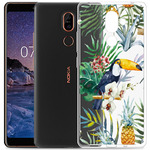 Чехол прозрачный U-Print Nokia 7 Plus Тукан