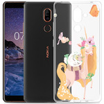 Чехол прозрачный U-Print Nokia 7 Plus Uni Blonde