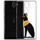 Чехол прозрачный U-Print Nokia 8 Sirocco Egipet Cat со стразами