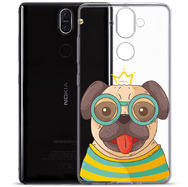 Чехол прозрачный U-Print Nokia 8 Sirocco King Mops