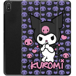 Чохол для Nokia T20 Kuromi Purple Skull