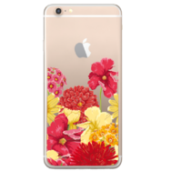 Чехол прозрачный U-Print 3D Apple iPhone 6 Plus Floral Pattern