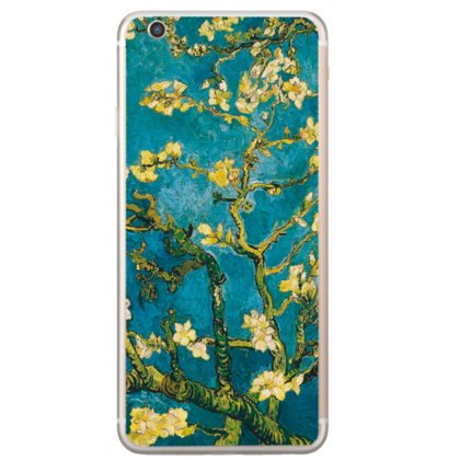 Чехол прозрачный U-Print 3D Apple iPhone 6 Plus Van Gogh Sakura