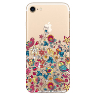 Чехол прозрачный U-Print 3D Apple iPhone 7/8 Floral Birds