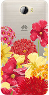 Чехол прозрачный U-Print 3D Huawei Ascend Y5 2 Floral Pattern