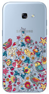 Чехол прозрачный U-Print 3D Samsung A520 Galaxy A5 2017 Floral Birds